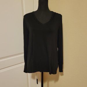 Lola and Sophie Black Long Sleeve Tee-M